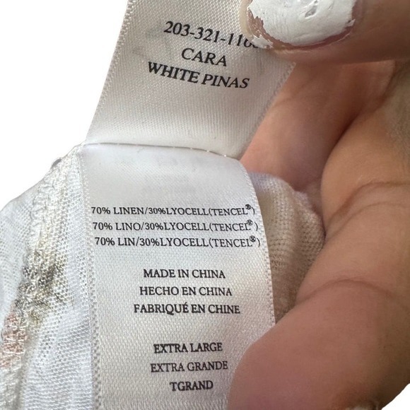 Rails CARA PRINTED TEE WHITE PINAS Size XL Brand New - Picture 7 of 14